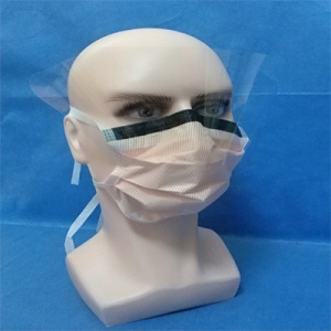 anti-virus face mask with shield