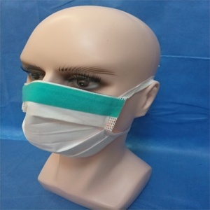 4-ply non woven face mask with foam band