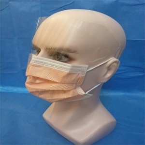 medical face mask with shield